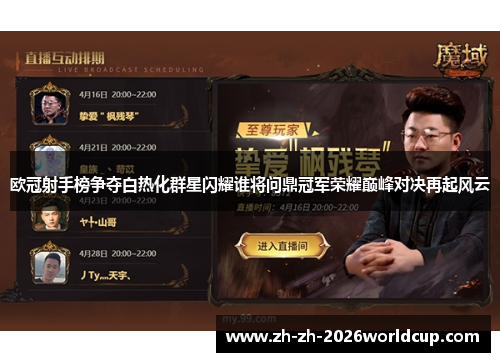 欧冠射手榜争夺白热化群星闪耀谁将问鼎冠军荣耀巅峰对决再起风云 欧冠射手榜争夺白热化群星闪耀谁将问鼎冠军荣耀巅峰对决再起风云